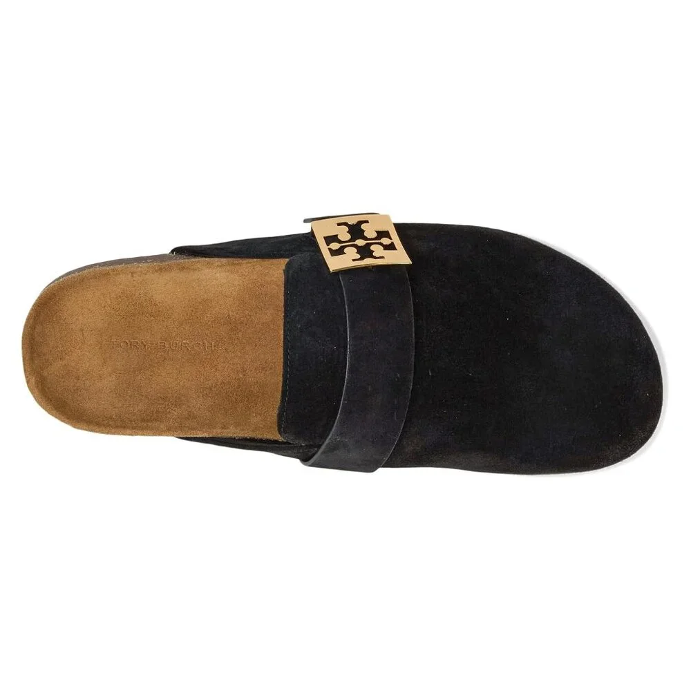 Tory Burch Suede Mellow Mule – Black